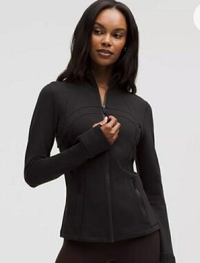 Lululemon Define Jacket NUON Women’s Black Zip-Up Jacket Size 6